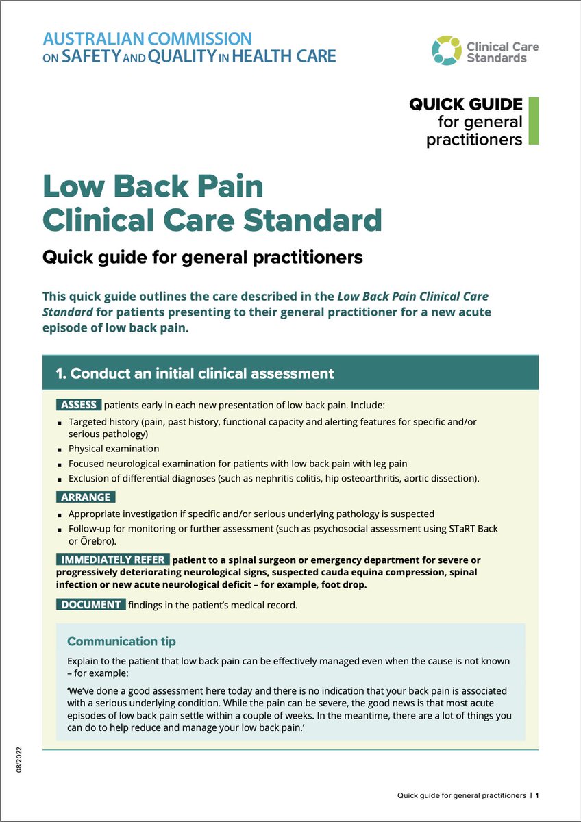 Chris Maher on Twitter "Settingspecific ACSQHC resources freely