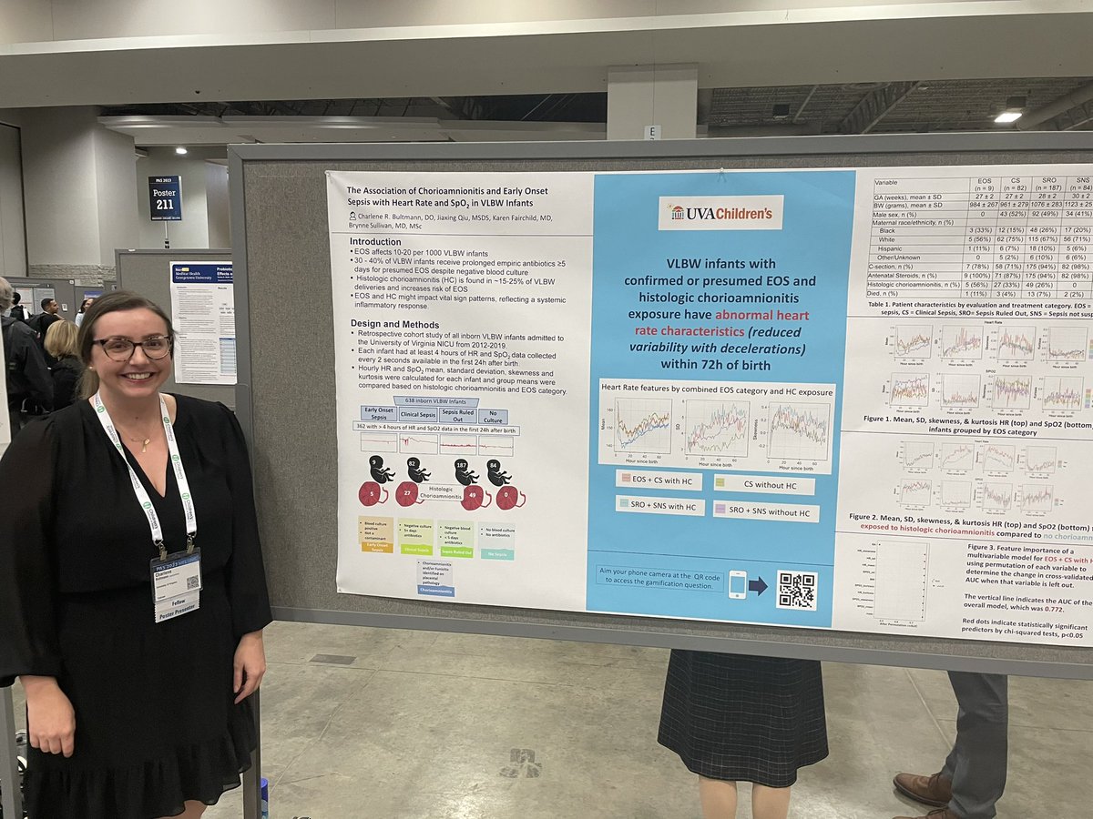 UVaNICU's tweet photo. Another great day at #PAS2023! @neodocnlock and @BultmannCharli rocking the poster session! https://t.co/vPIJIZnYnL