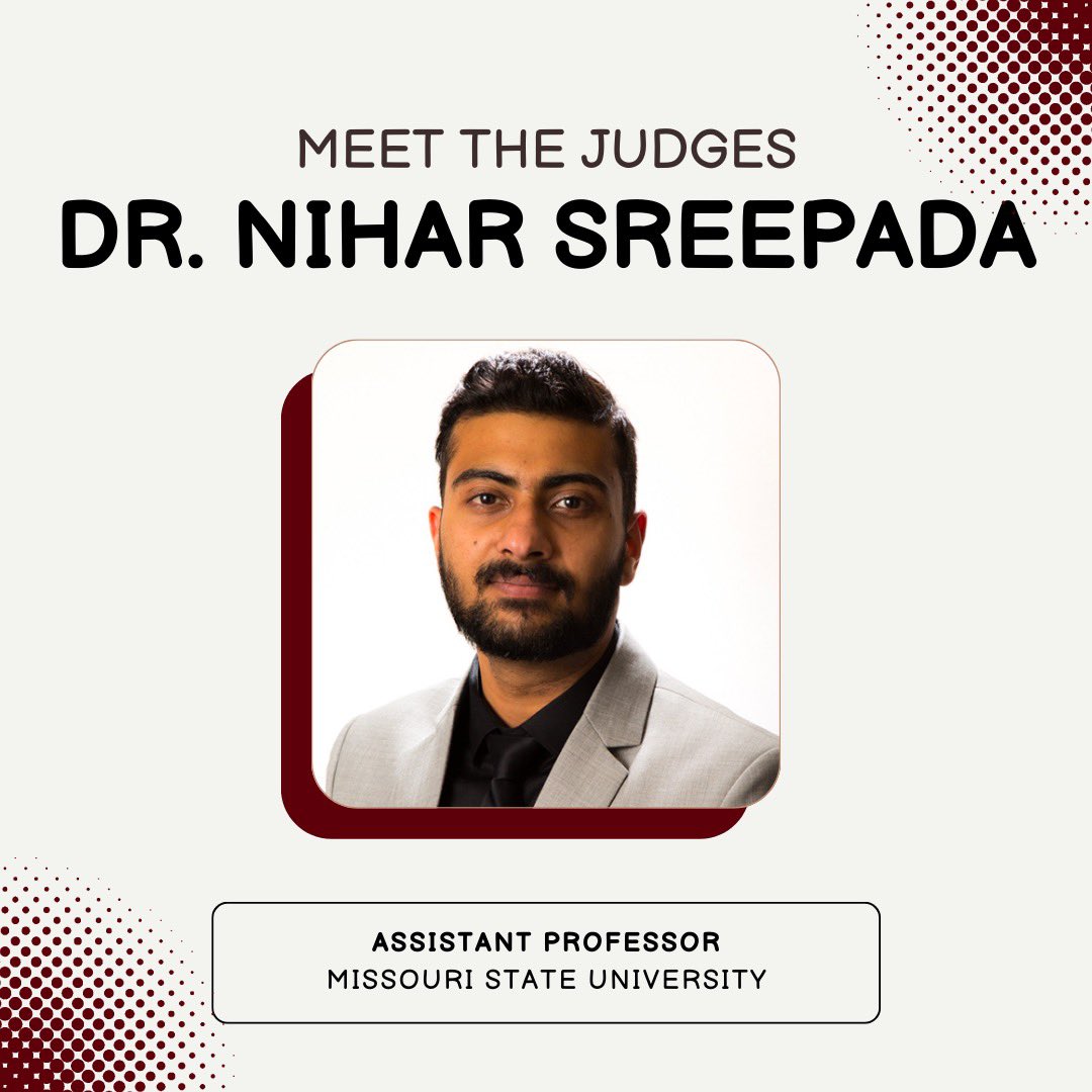 MsuVspss's tweet photo. Dr. Nihar Sreepada - Dr. Sreepada recently received his PhD
from Texas Tech University and is an Assistant Professor in the
Department of Communication at Missouri State - specializing
in Public Relations. https://t.co/A9nswV148m