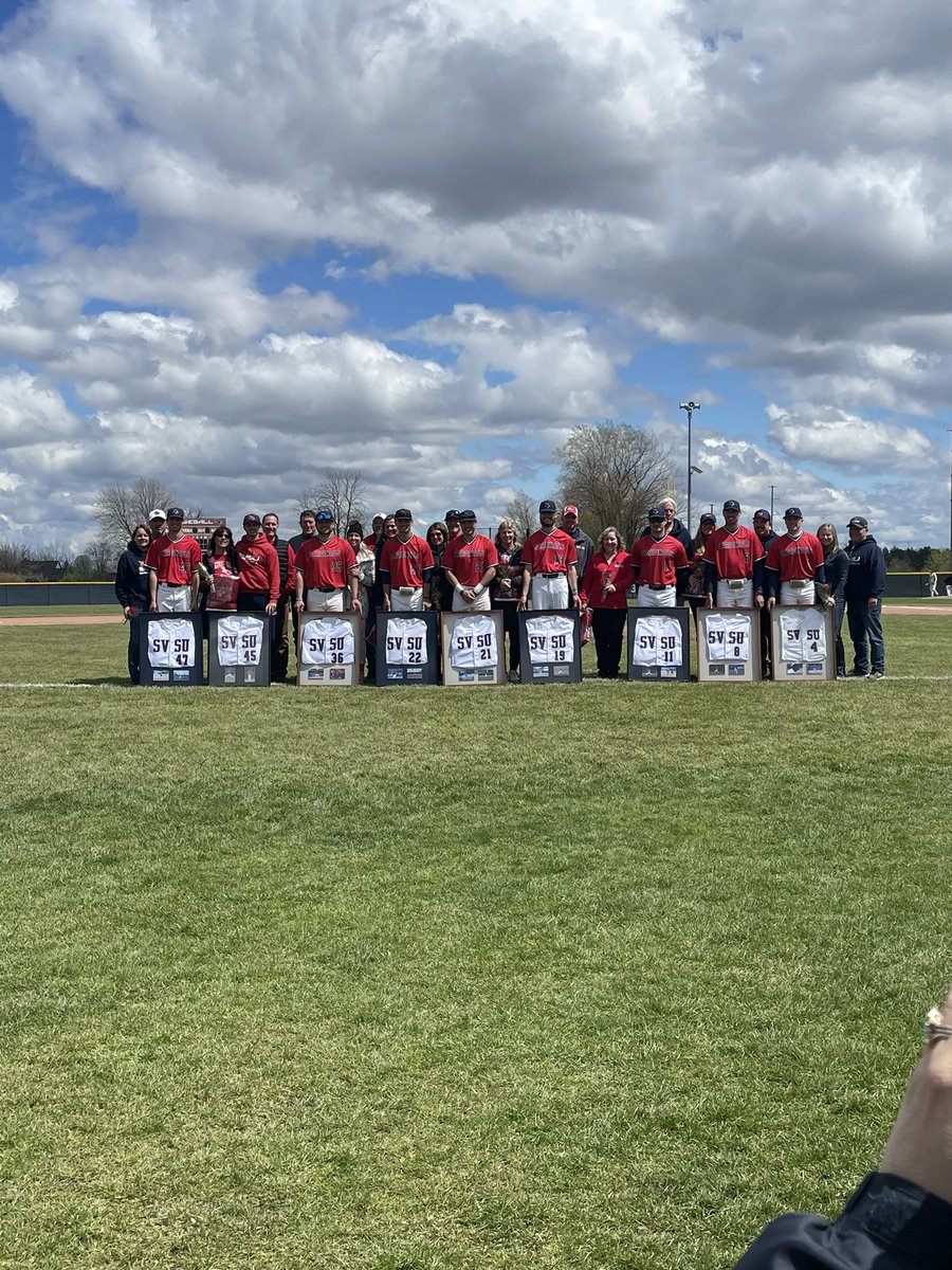 svsubaseball's tweet photo. The Cards split vs PNW but still a great day honoring these 9 seniors and their families ⚾️⚾️⚾️⚾️ https://t.co/Mk8qHStUsS
