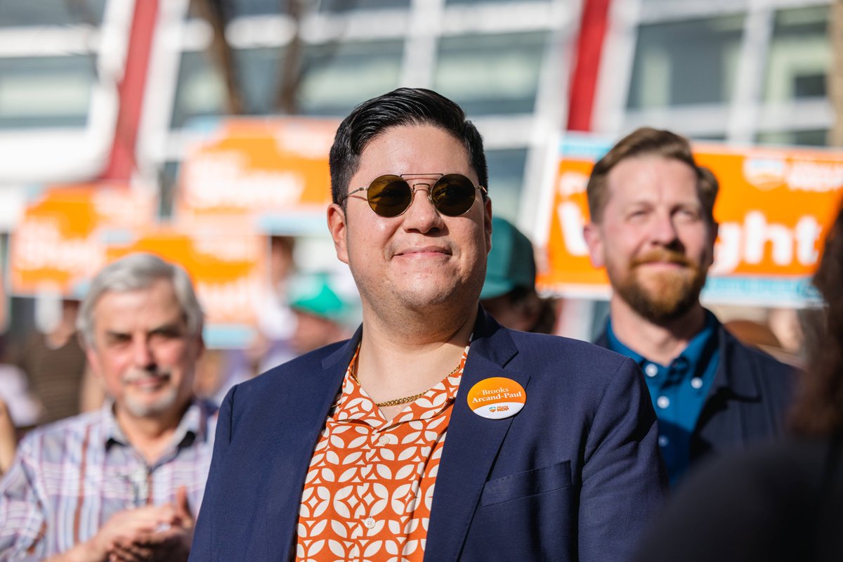 albertaNDP's tweet photo. Yesterday we kicked off our campaign to elect a government that will fix the healthcare crisis and put Alberta families first.

Check out all of our amazing candidates here: https://t.co/FdMzvxZKa0

#ABetterFuture https://t.co/oy1RHMXvvv