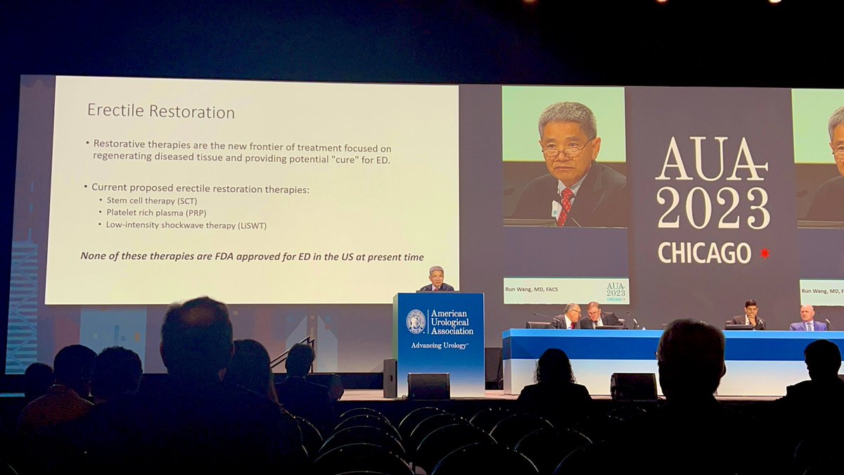 Kareim_UroMD's tweet photo. Great moderated session by Dr Run Wang (#Tigermaker) discussing how ethical it is to charge patients for new restorative ED treatments (PRP, Stem cells and Shock wave)
@AmerUrological @SMSNA_ORG @UTHealthHouston @UTHUrology #AUA23 https://t.co/MDBqAuAHPi