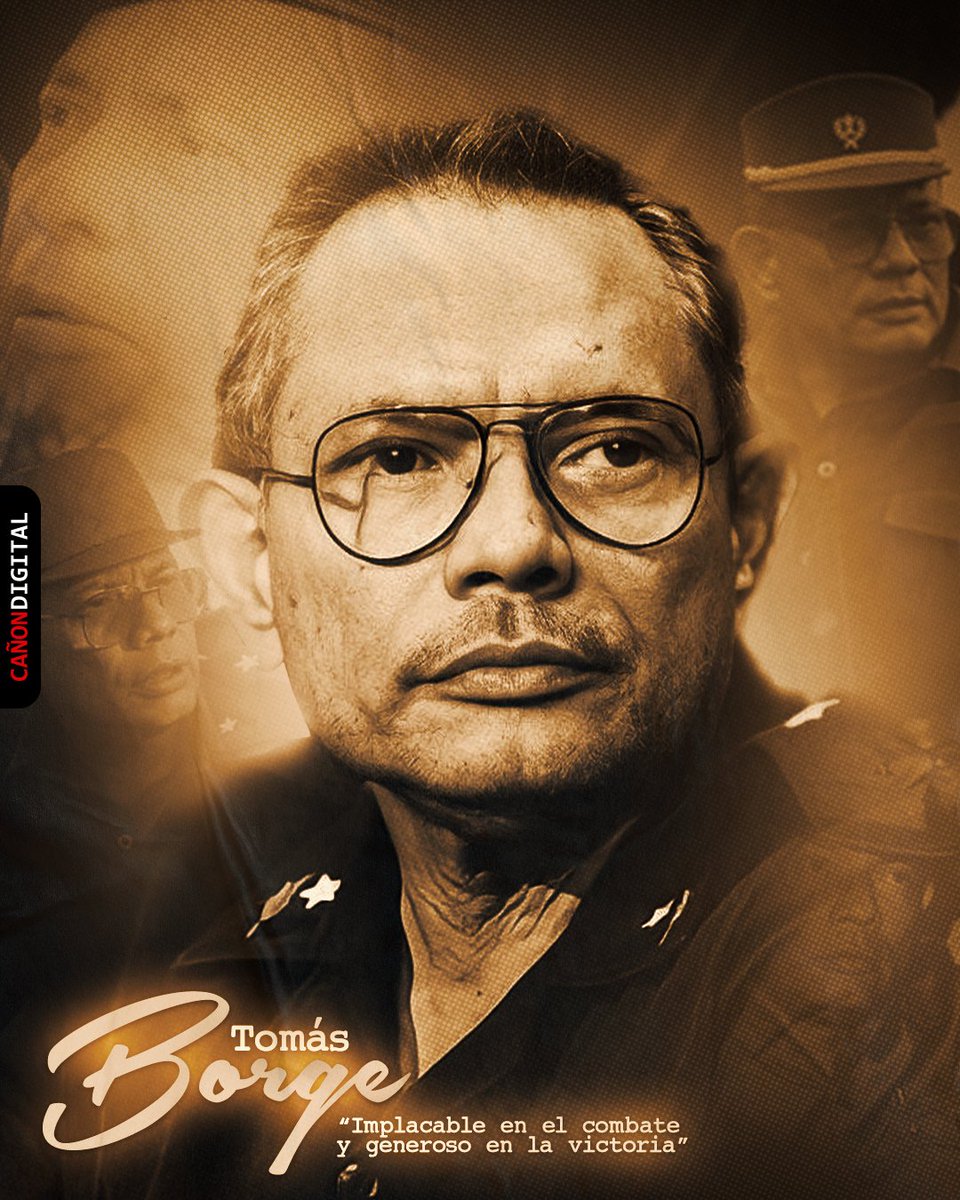 Tomás Borge Martínez  era un incansable revolucionario, escritor, poeta y político apasionado quien fuera miembro fundador de la Dirección Nacional histórica del FSLN
🔴⚫✌️#TomasOrgulloSandinista 
#UnidosEnVictorias 

<a href="/FloryCantoX/">Flor y Canto 🇳🇮</a> <a href="/huella_sandinis/">HUELLA SANDINISTA🇳🇮</a>
