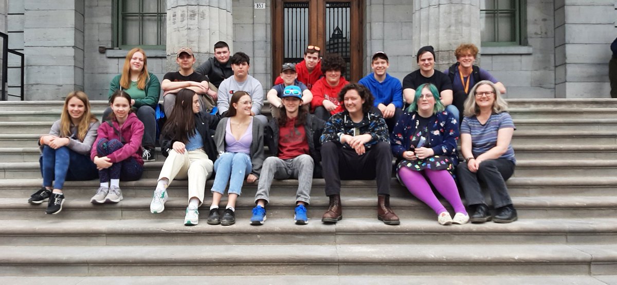 MusicWaterdown's tweet photo. Amazing Montreal Music trip with our @DVSS_music friends! Great band clinic with Alain Cazes @mcgillu  Music. @WaterdownWarri1  @hwdsb_arts https://t.co/Lo6B8bV1MZ