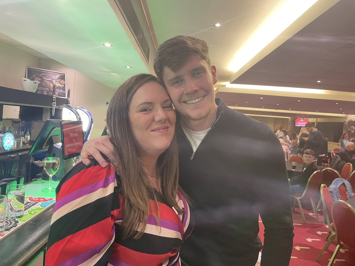 Starbar82's tweet photo. My first POTY in about 20 years. Loved having @Beth_Roe17 - double winner π€©π€©π& @AlbieMorgan1 on our table. Him and @lucas_ness02 might be my 2 new faves. And special mention for @iamscottminto my original all time fave πππDisco next year please! #cafc #bringbackthedisco https://t.co/LZ3JWD2Fll