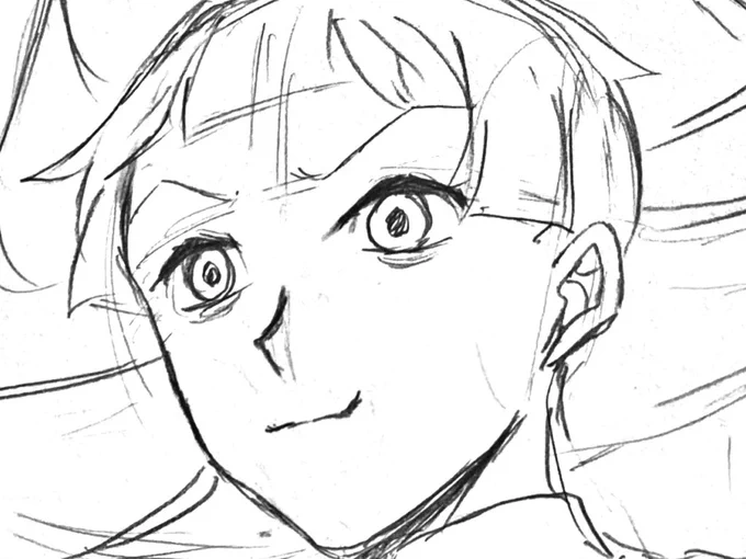 899日目、朝30分間描きました!  というわけでマレロロ原稿進めます…! 間に合え!!!