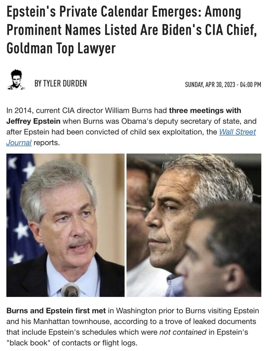 Still think Epstein killed himself?
#EpsteinBlackBook #EpsteinClientList 

zerohedge.com/political/bide…