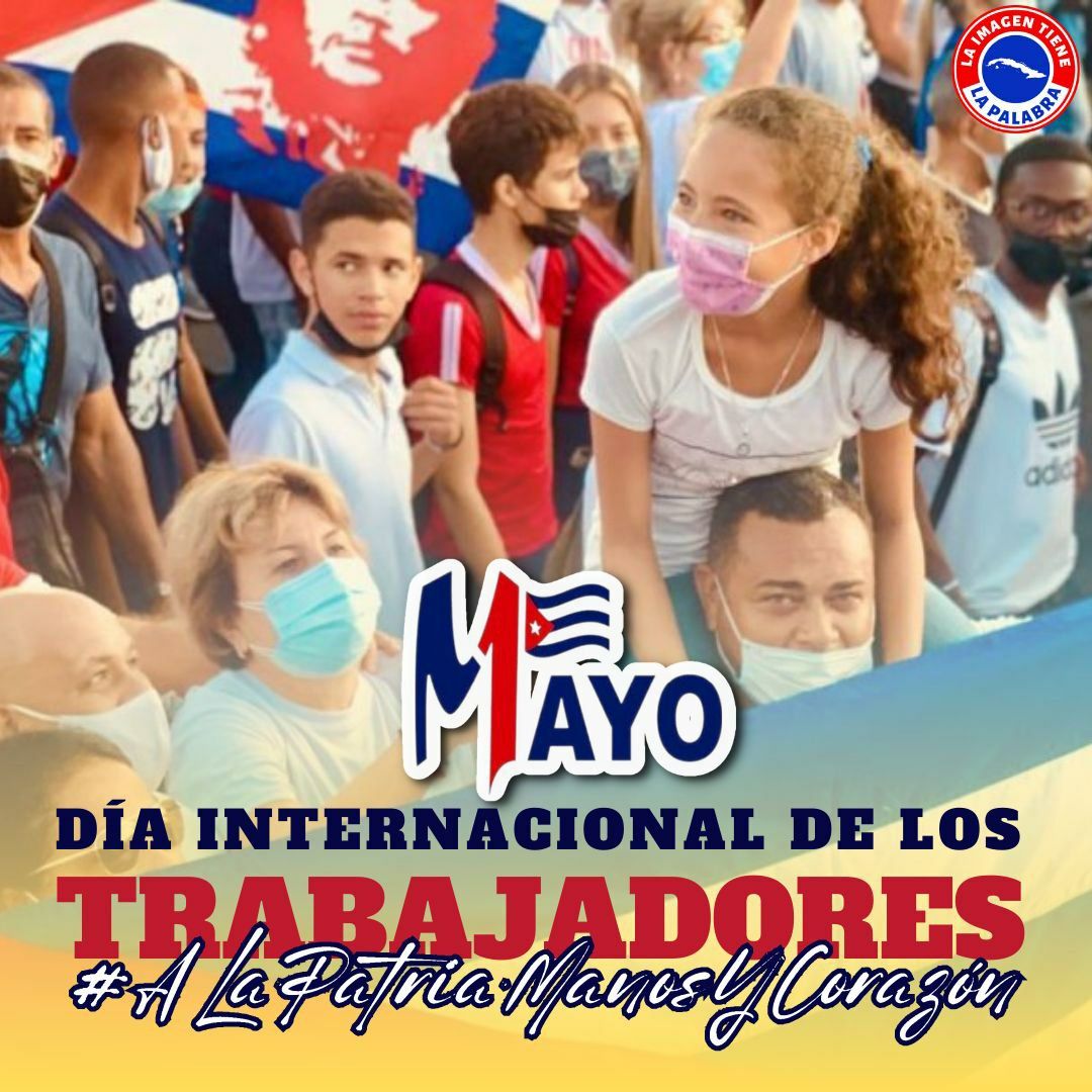 El Día Internacional de los Trabajadores es una fiesta de pueblo en #Cuba.

🇨🇺#CubaPorLaVida👏#ALaPatriaManosYCorazón #1Mayo 

<a href="/cubacooperaven/">Brigada Médica Cubana en Venezuela</a>