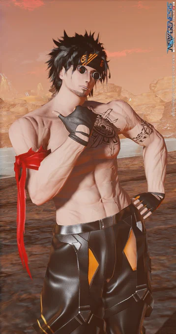 アクセを多く着飾るよりワンポイントだけでこのキャラは十分インパクトある #PSO2NGS