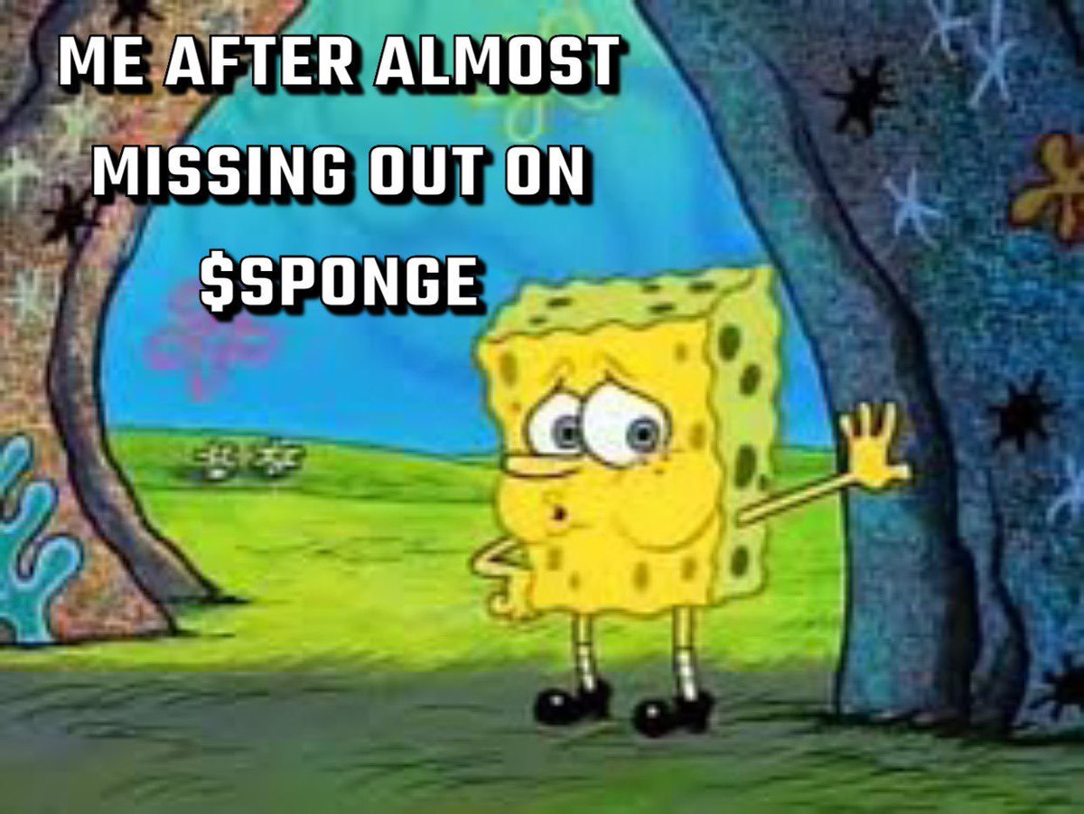 spongebobcoin's tweet photo. I'm not just a sponge, I'm a $SPONGE investor  💸🧽

Stealth launch soon 👀

https://t.co/bOfA0TOf3s

$BOB $PEPE $MUSK $SHREK $GENSLR $PLEB $BULL $PP $TATE $IC $ROGAN https://t.co/d8gKqjA7M8