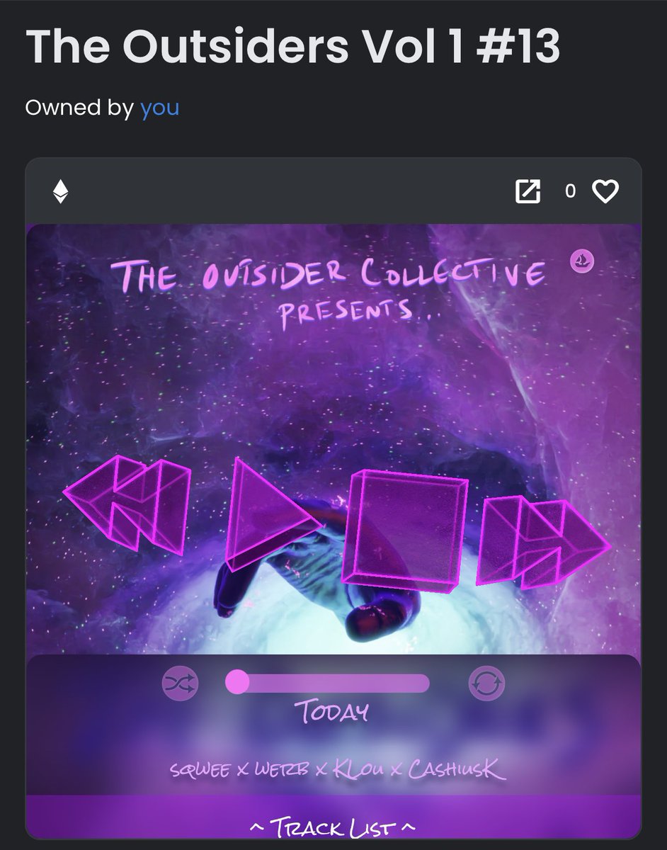 __dface's tweet photo. copped mine!! @theOutsiderC super proud to have been able to contribute to this! so much 🔥on here https://t.co/0MiYJwRWqP https://t.co/AuMGj8lsgH