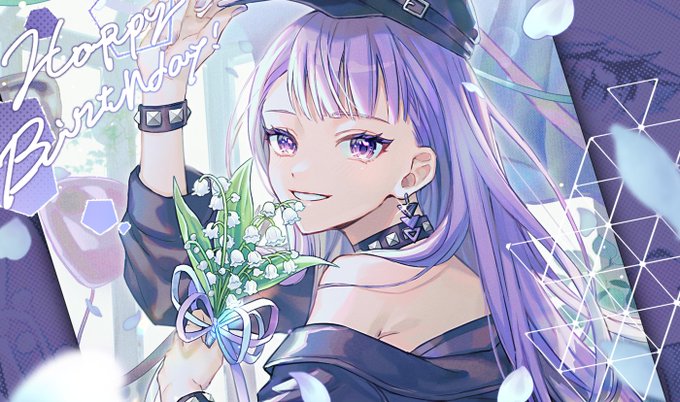 ありがたい事に黒鎖ユキナさん( yuki2na051)の お誕生日に携わらせていただきました～ 新しい1年も壮健にてご活躍できるよう影ながら応援しております