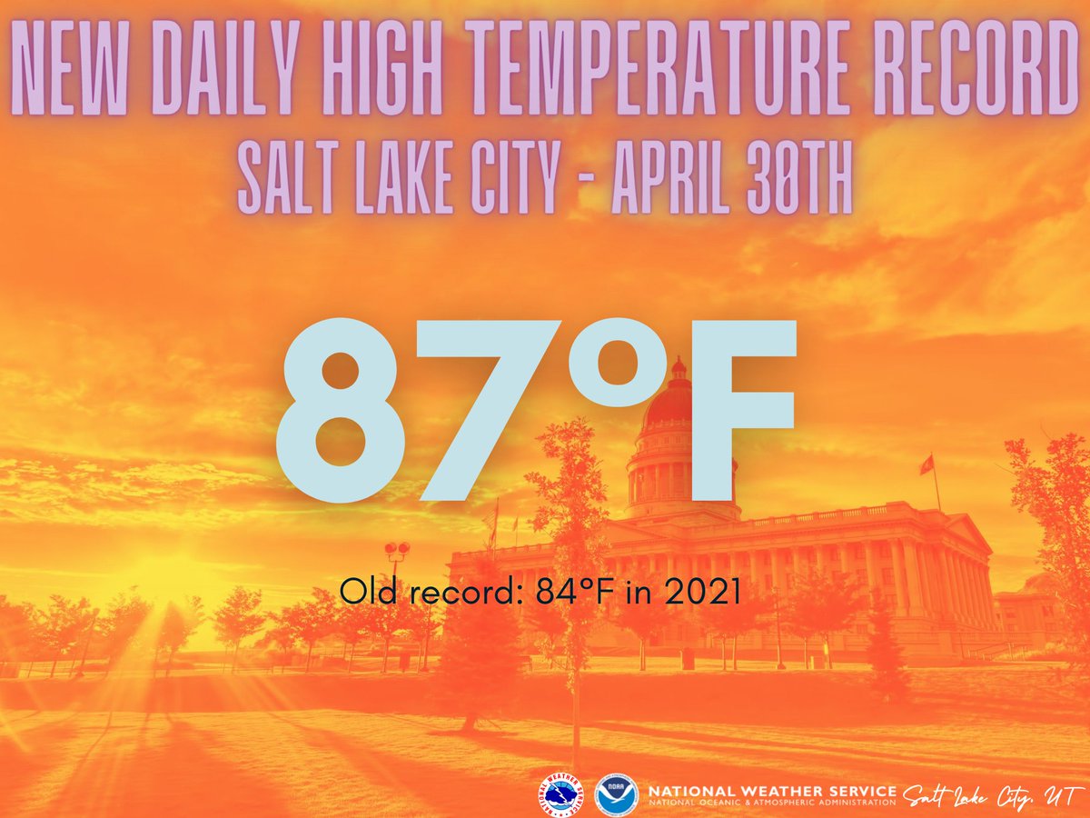 Angelique Reed on Twitter "RT NWSSaltLakeCity The final temperature