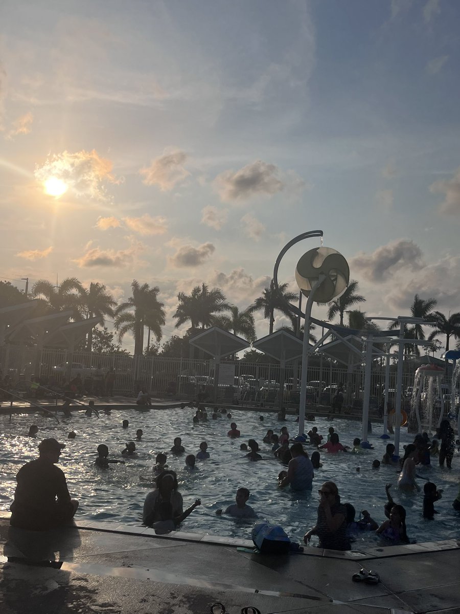 LESproudLeader's tweet photo. Being the principal of Lely Elementary gives me so much joy!  On Friday night, over 150 plus families enjoyed our PTO family night at the pool! https://t.co/5kwQKosHa3