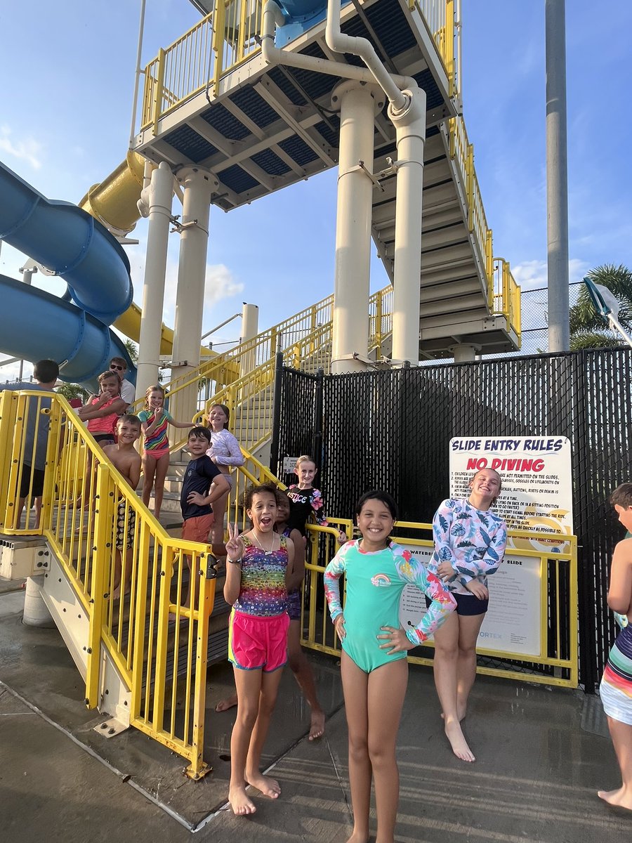 LESproudLeader's tweet photo. Being the principal of Lely Elementary gives me so much joy!  On Friday night, over 150 plus families enjoyed our PTO family night at the pool! https://t.co/5kwQKosHa3