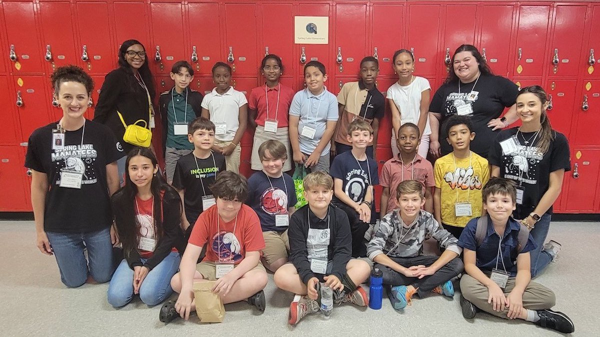 SpringLakeSCPS's tweet image. We&apos;re proud of the awesome job our students did at the Math Festival this weekend! 🙂