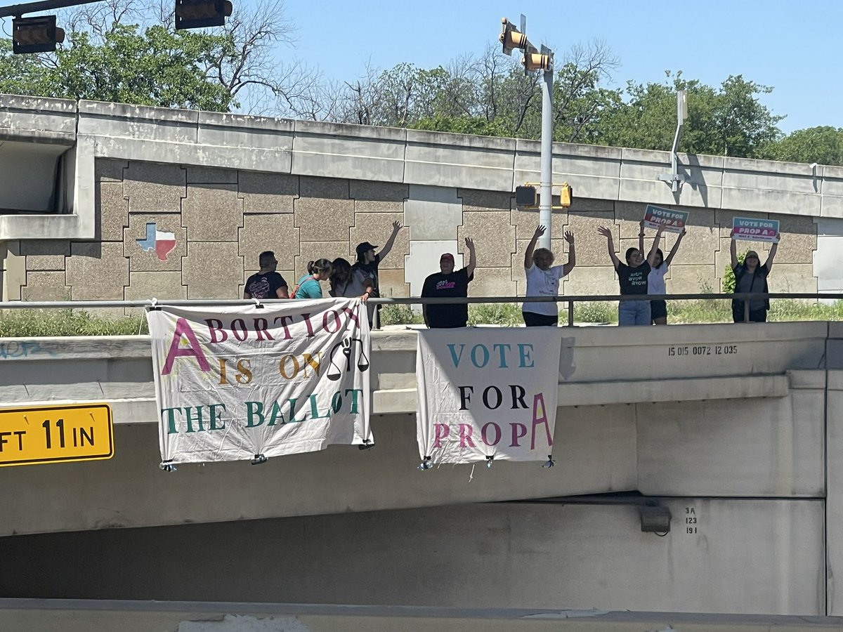 AnandaSunshine's tweet photo. So grateful to @avowtexas @MOVE_texas @PPTXVotes @OrganizeTexas for turning out this weekend to pass Prop A! Abortion is on the ballot #voteFORpropA https://t.co/BS244VZeyF