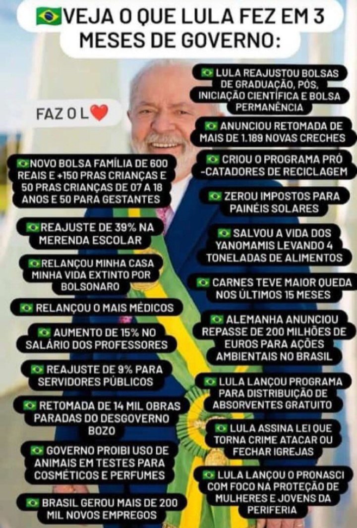 Meu Presidente Luiz Inácio Lula da Silva, trabalhando. Coisa que o G£N0C¡D4 L4DRÃO nunca fez.