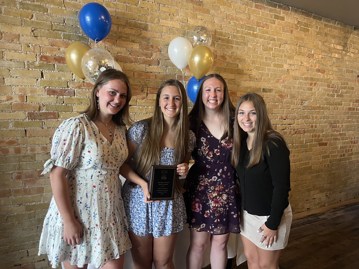 Trinewlax's tweet photo. 2023 Team Banquet celebrating all of our accomplishments this season!  Congratulations!!

⚡️Offensive MVP: Calista Richmond
⚡️ Player’s Choice: Ella Dougherty
⚡️ Captain’s Award: Alyssa Lahutsky
⚡️ Rookie of the Year: Elizabeth Larson
⚡️ Defensive MVP: Jo Prince

#GoThunder https://t.co/zqh3XpRR3R