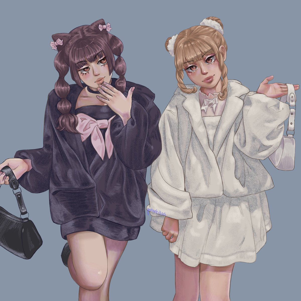 potentillas's tweet photo. the hasaba twins 🫶🫶🫶
#mimiko #nanako #jjk https://t.co/TvCIDqMRfY