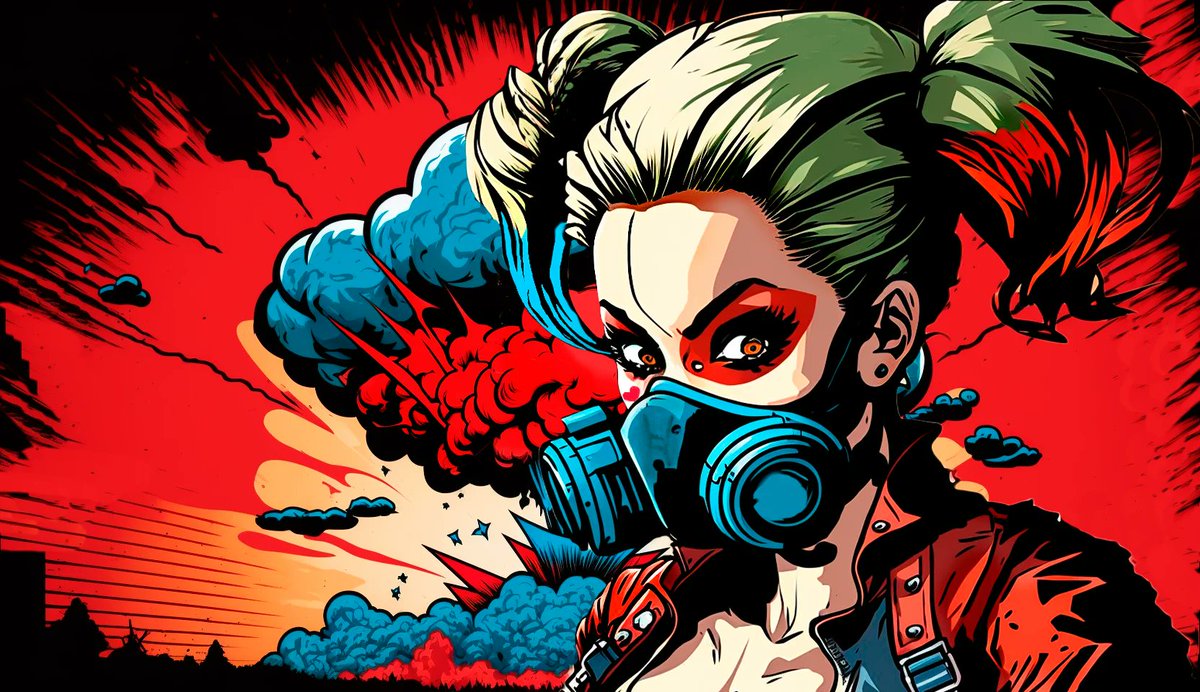 DaKenny_TFH's tweet photo. Harley Haz! 😍 Another amazing work from @HazmatArts  what do you say hero or villain? #hazmat #NFT #Heroes $HBAR #HederaNFT https://t.co/EC2DGvIQHh