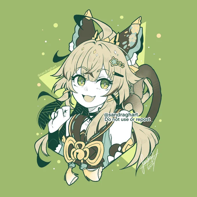 Kirara from #GenshinImpact!  The cute nekomata from Inazuma!  #原神