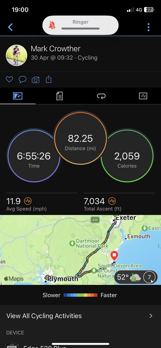 markcrowther66's tweet photo. Day 26 of my 116 club challenge is completed visiting @Argyle &amp; @TorquayUnited_ 82 miles cycled &amp; 7,000 feet elevation 🚴‍♂️ excited that £4,523 had been donated to @ProstateUK @TeenageCancer @MindCharity thank you for all your support it is appreciated 🧡👍
https://t.co/7bml78Ed2l https://t.co/BHg8LpzwPe