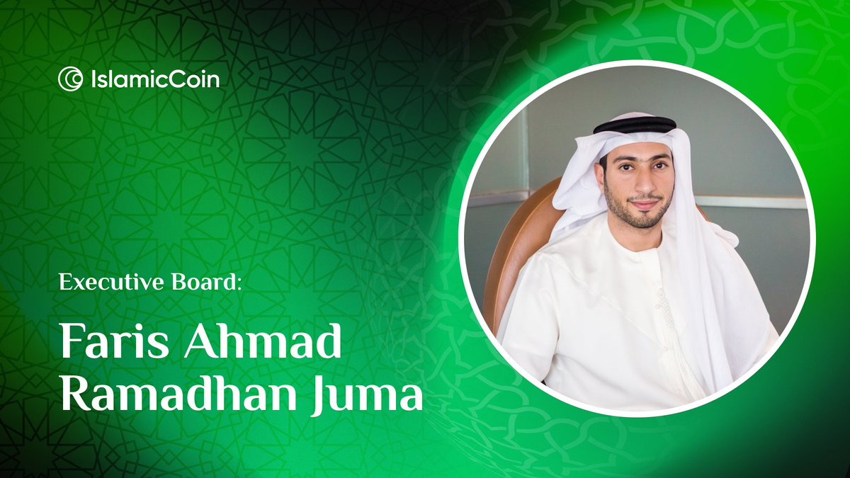 Islamic_Coin's tweet photo. Meet our Executive Board member — Faris Ahmad Ramadhan Juma.

A Board level executive, CEO, and strategist known for his ability to seize on opportunities and maintain success in the face of challenging global conditions.

Read more ➡️ https://t.co/nTZMUojQrX https://t.co/Aer9bMBX5g