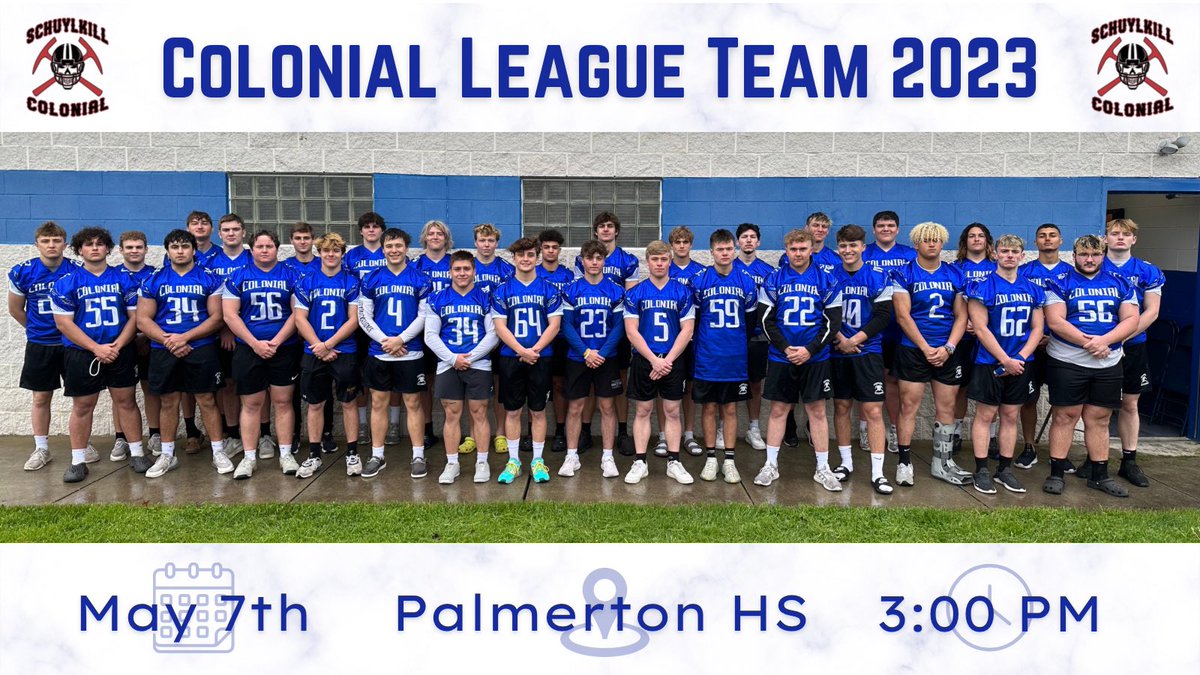 PenArgylFB's tweet photo. Introducing the Colonial League Team in this year’s Colonial-Schuylkill All-Star Game. https://t.co/lViRPO7v9o