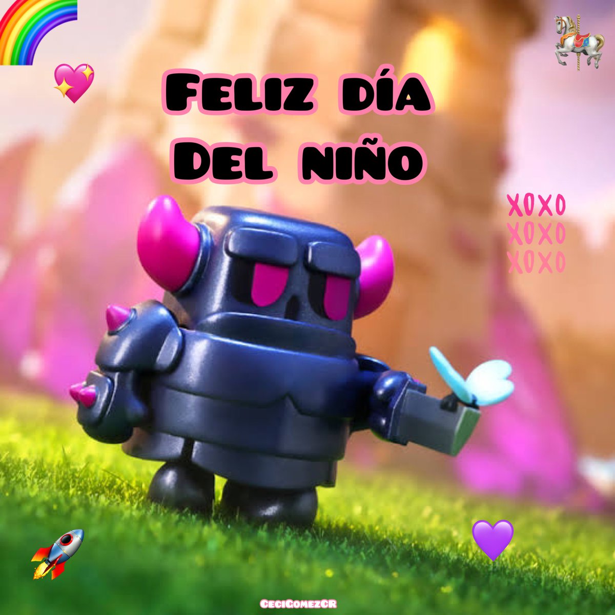 Aunque ya cambiaste el chupón por la cerveza, el juguete por el clash Royale 🤭 …. Porque todos llevamos un niño dentro 🙋🏻 feliz día mis bros 🩷