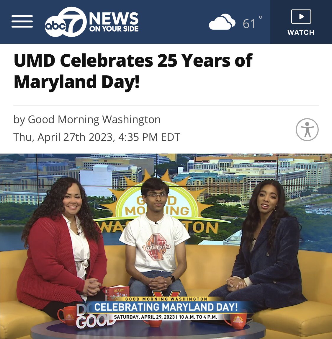 cyncmar's tweet photo. How I spent the week leading up to #MarylandDay… So happy everyone came out and enjoyed everything the day has to offer. Go Terps! 🐢 https://t.co/f2P8pcQzwY