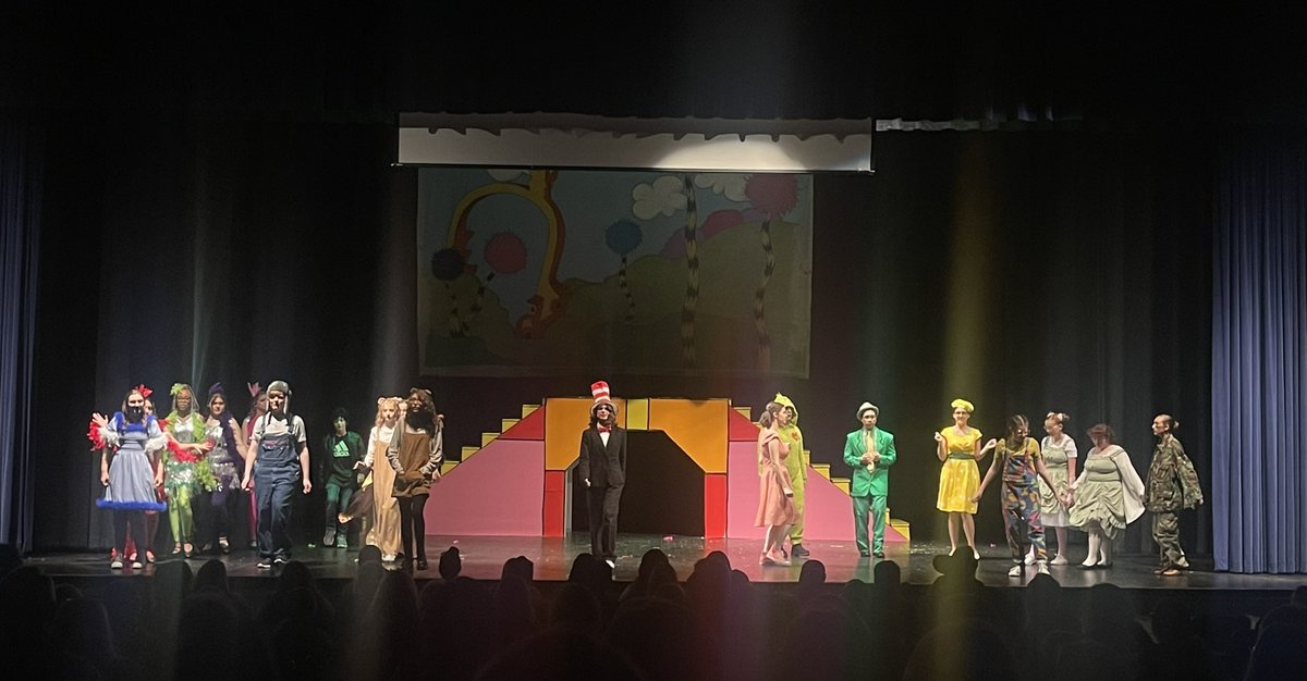 RCSTN_Fine_Arts's tweet photo. It’s been a long time coming!  Excited to see the first production of a musical at @whhhspats with “Seussical”.  Great job this weekend!  #WeAreRCSTN #RobCoTheatre https://t.co/PCfjGJ67Zb