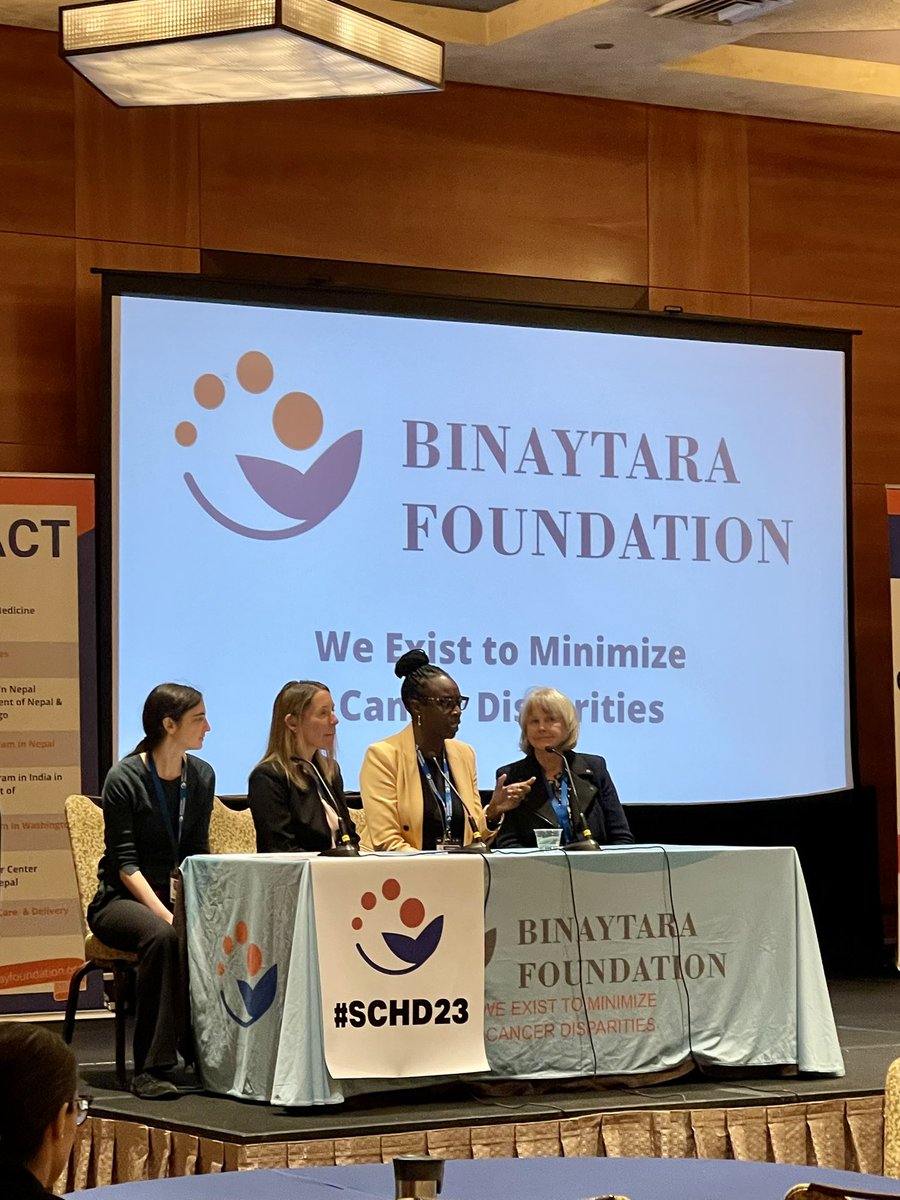 binaytara's tweet photo. Incredible session on screening and early detection to end #SCHD23. Led by Dr. Robert Smith with talks from Dr. Shana O. Ntiri, @beccalandy, @gmmeadows, and Dr. Gloria Coronado. @AmericanCancer @UMESNews @theNCI @MITRECorp @KPCHR https://t.co/yNGoqxXtB4