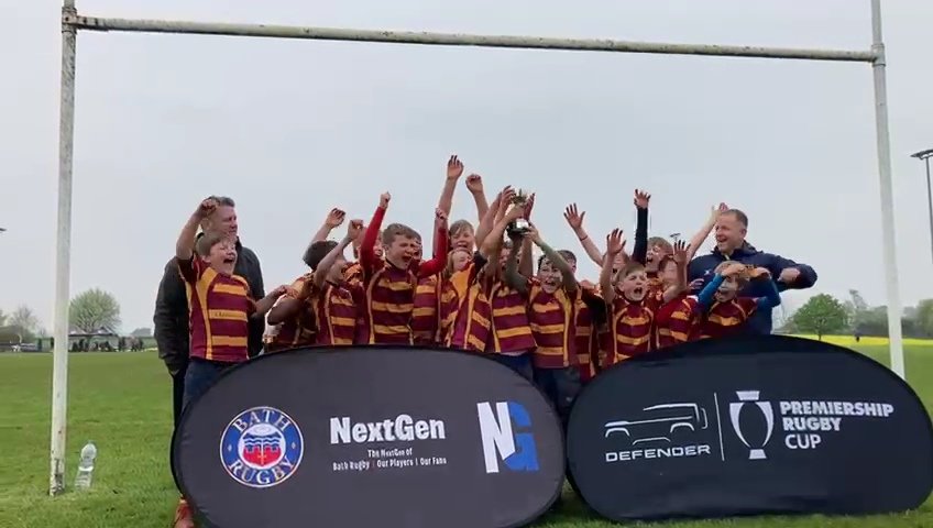 PhilthyRider's tweet photo. @Oldfield_RFC 
Landrover Defender Premiership Rugby Cup U12 Champions 🏆 🥇 https://t.co/3wnAlYAd7Q