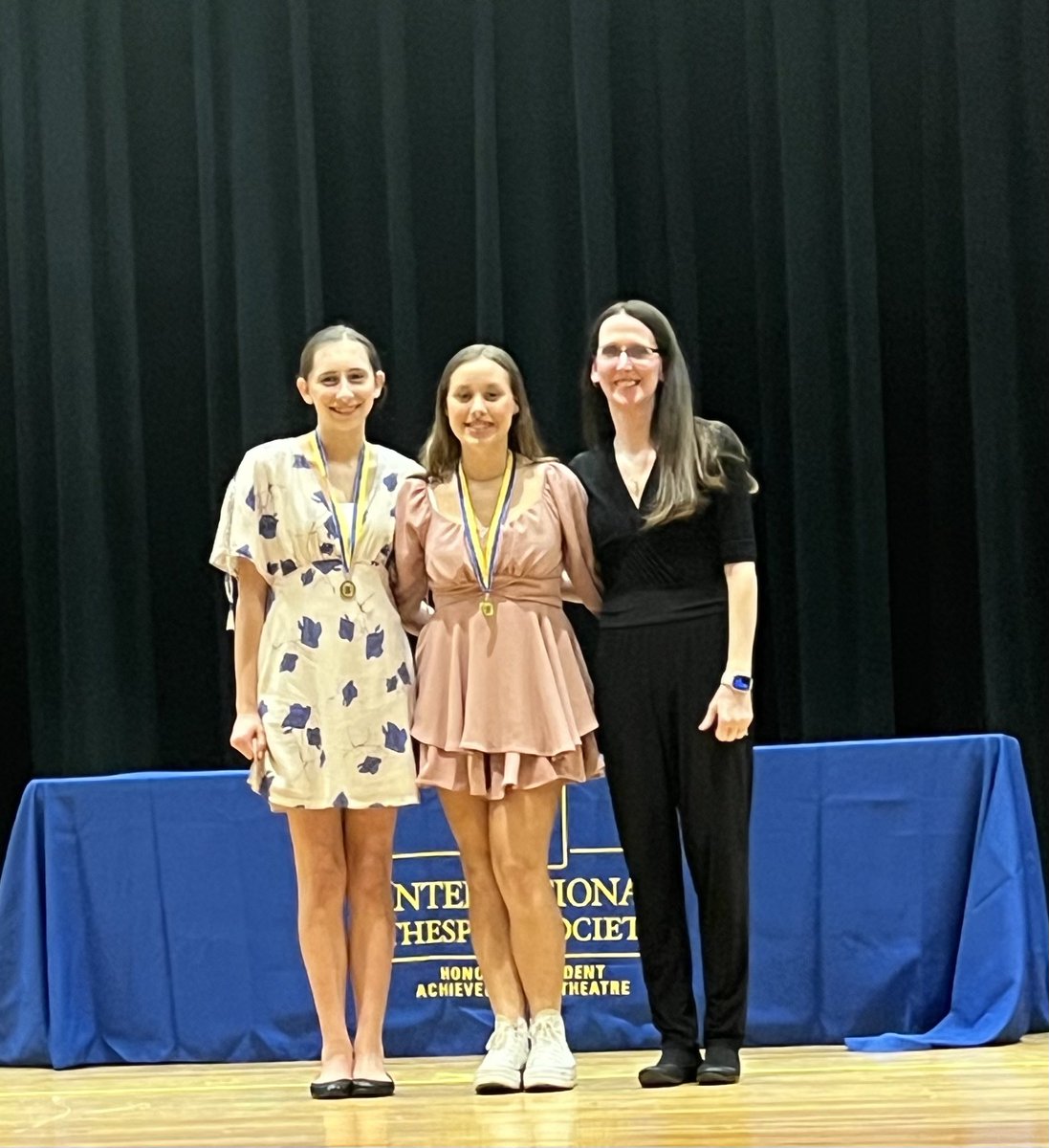 Congratulations to our International Junior Thespian Society Top Point Earners-Susan Andrews and Kenley Bottles.