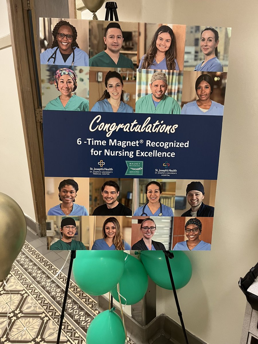 brooklyn_browne's tweet photo. I still can’t believe it… St Joseph’s University Medical Center @sjh_nj achieved its 6th ANCC Magnet designation with 11 exemplars. Congratulations to all SJH Nurses. https://t.co/WOJq3sSKAF
