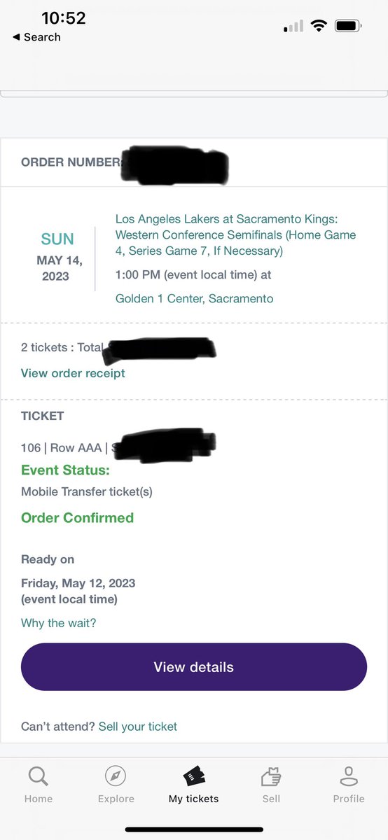 getnickwright's tweet photo. “Hey Nick, how confident are you that the Kings are actually winning today?”

Well, confident enough that I’ve already booked a trip to Sacramento, and bought center court, front row seats for Kings-Lakers Game 7 next round… https://t.co/9Kn8q7t5sG