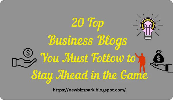NewBizSpark's tweet image. 20 Top Business Blogs You Must Follow to Stay Ahead in the Game
#businessblogs
newbizspark.blogspot.com/2023/04/20-top…