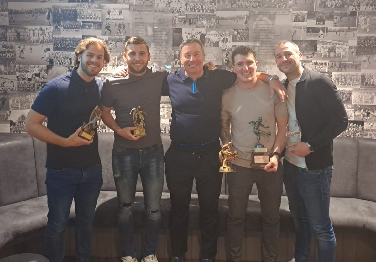 A fantastic night of celebrations on Friday 🎉

Player of the Year Chris Cottington 

Players Player Gary Kenny 

The John Moss Memorial Trophy Young Player Callum Preston 

The Derek Ellis Memorial Shield Top Goalscorer Callum Laird 

Committee Player Bebeto Gomes

#GreenArmy 🟢
