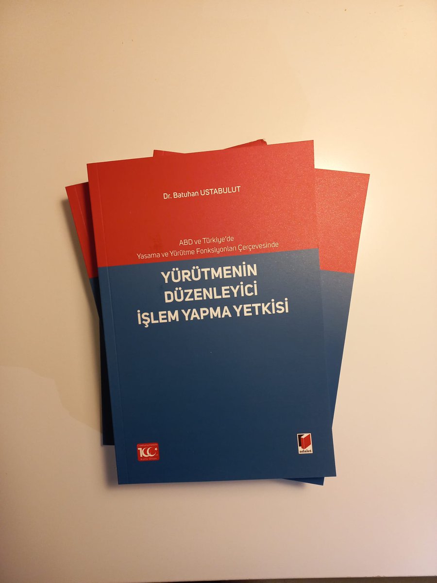 My PhD thesis titled 'Regulative Power of Executive Body in the U.S. and Turkey under the Functions of Legislative and Executive Branches' has been published as a book. I owe Prof. Muna Ndulo a debt of gratitude for his help, advice, and support during my research @CornellLaw.