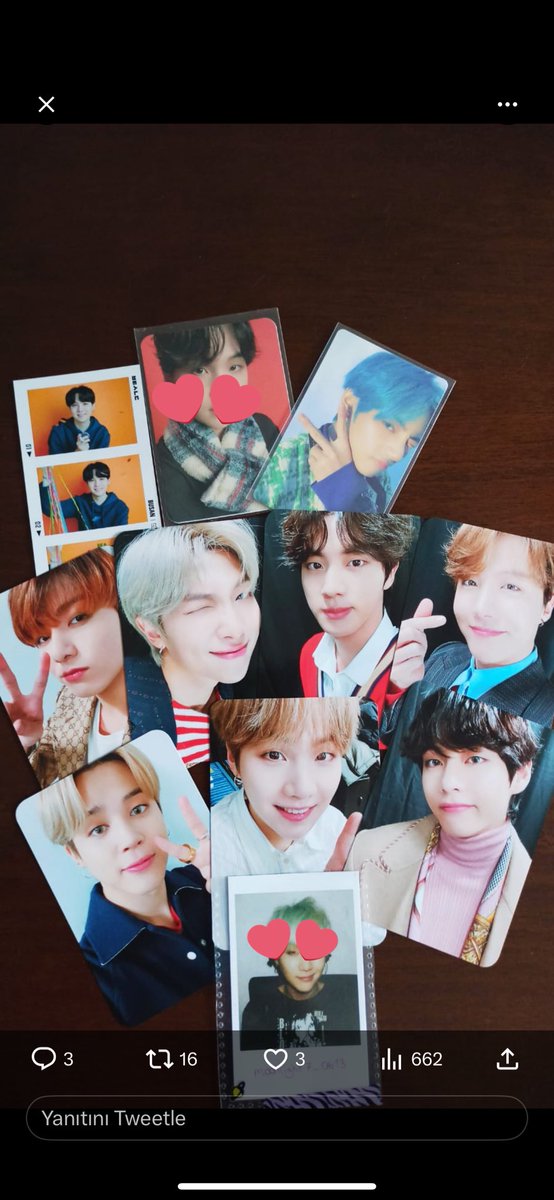 _taeggukie0's tweet photo. @kerkenez1_ @BTSARMYtakas @btsatistakas @kpoprtpc @kpopalbumsatis @bangtantakas @kpoptrdsell @btssatis @btsguncelsatis @peacrry @trpctakas @BTSTAKAS @bangtanselltr @kpoppcsatis @pcalbum Bunların fiyatı ne aşkım https://t.co/j2mBAjCiZz