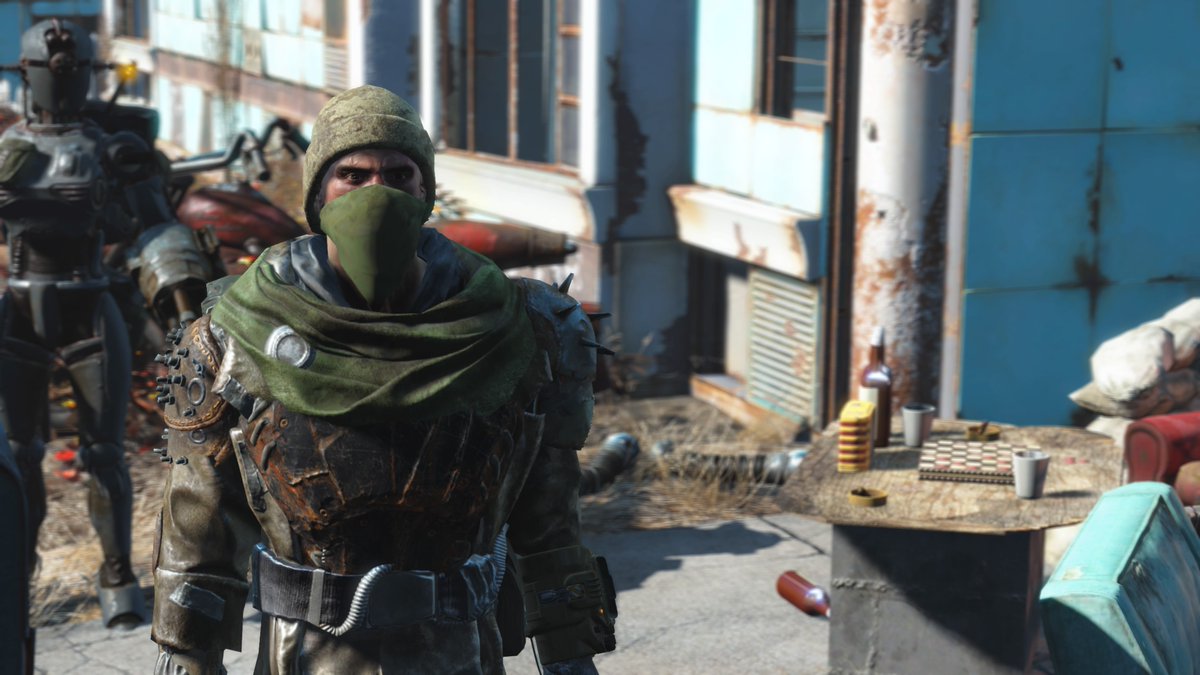 StarbornNomad's tweet image. Bite to eat and a zoot of Jet before heading back out.. #Fallout4 #VirtualPhotography #Automatron #PS4share