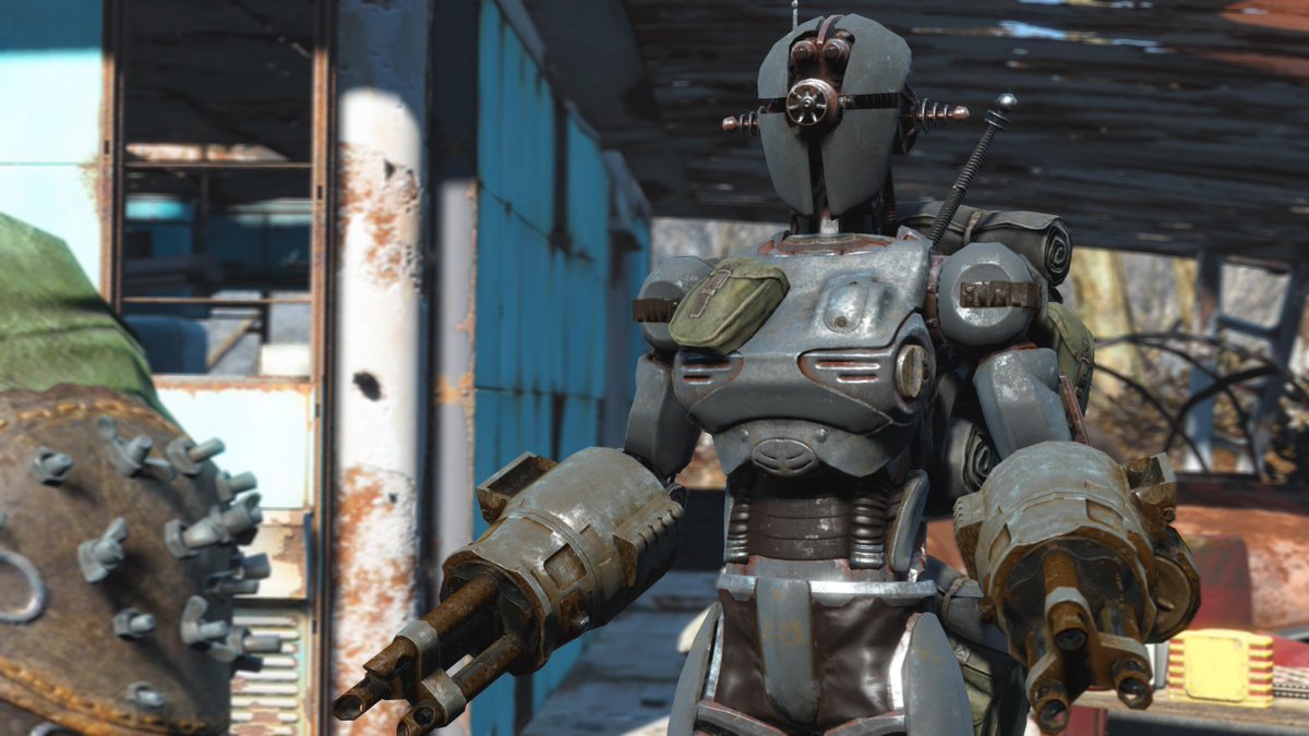 StarbornNomad's tweet image. Bite to eat and a zoot of Jet before heading back out.. #Fallout4 #VirtualPhotography #Automatron #PS4share