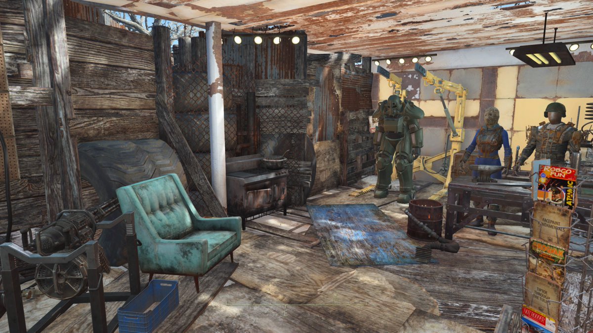 StarbornNomad's tweet image. Bite to eat and a zoot of Jet before heading back out.. #Fallout4 #VirtualPhotography #Automatron #PS4share