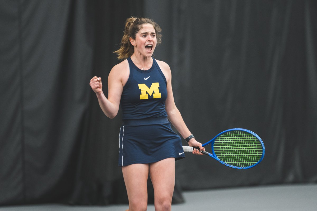 UMichWTennis's tweet photo. That winning feeling!

Michigan swept the Big Ten regular season and tournament titles!

#GoBlue https://t.co/xE9I2LubG6