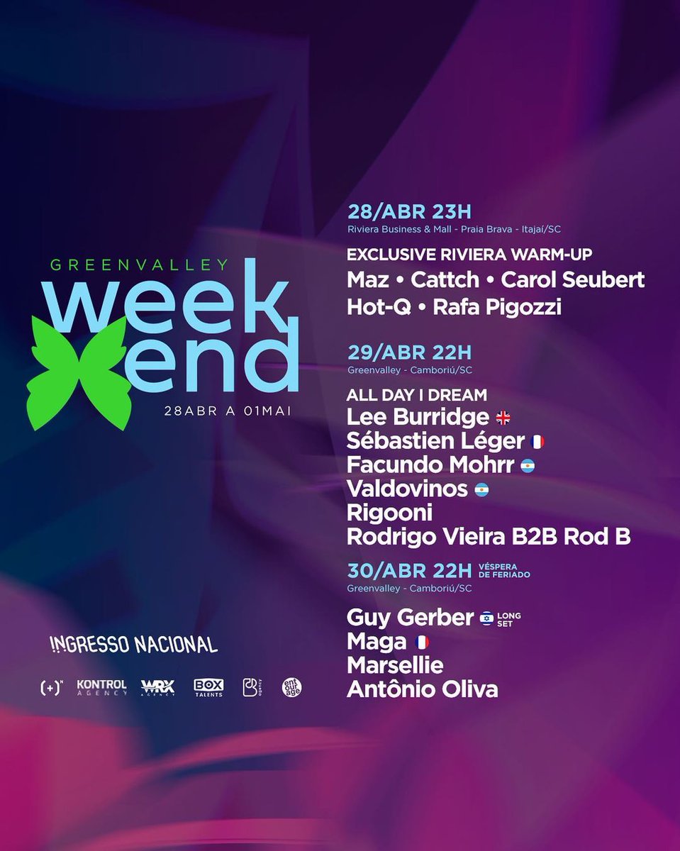 KlubListNFT's tweet photo. Today is the last day of the Green Valley Weekend 3 festival, make sure to attend this fantastic event if you are nearby 🔥

Holders of the Legendary KlubList bands will be able to skip the line, smile at the bouncer and enter all of the future events organized by Green Valley 😎 https://t.co/ywRpNMxTaD