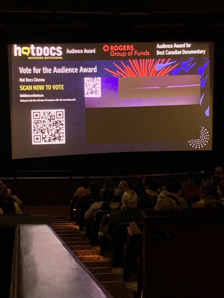 At home ⁦<a href="/HotDocsCinema/">Hot Docs Cinema</a>⁩ for The Longest Goodbye 💚 #HotDocs23