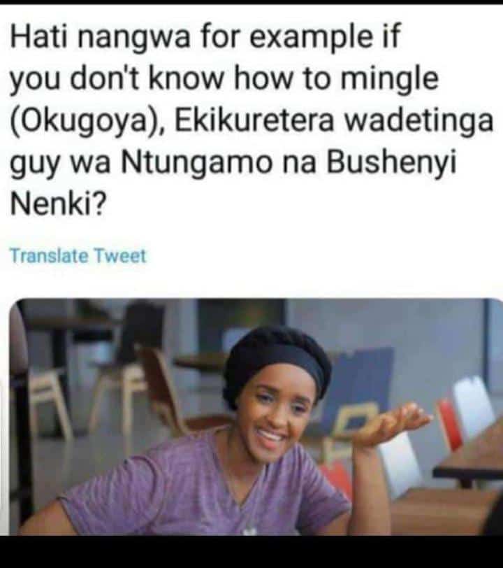 orisha_aisha's tweet photo. Haaha Hati fear bushenyi and Ntungamo guys ....Am not attacking anyone 🤣🤣🤣🤣🤣🤣🤣 https://t.co/DKh63B7TZN