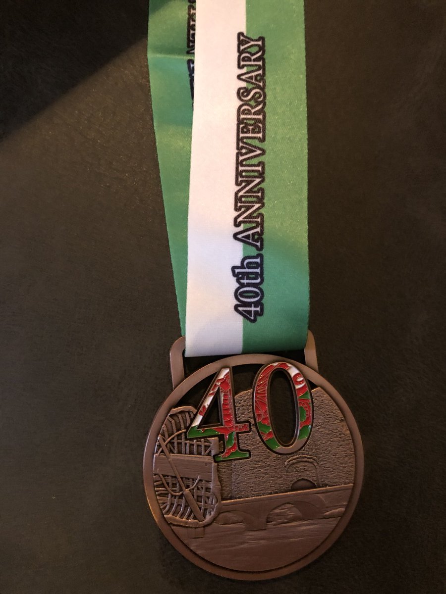 Big Medal reveal - Carmarthen Mayors Race 2023. Special commemorative 40th anniversary medal depicting Carmarthen Town Landmarks and the famous Coracle - Registration opens 8am May 1st <a href="/CarmsMayorRaces/">RasYMaer Caerfyrddin</a>