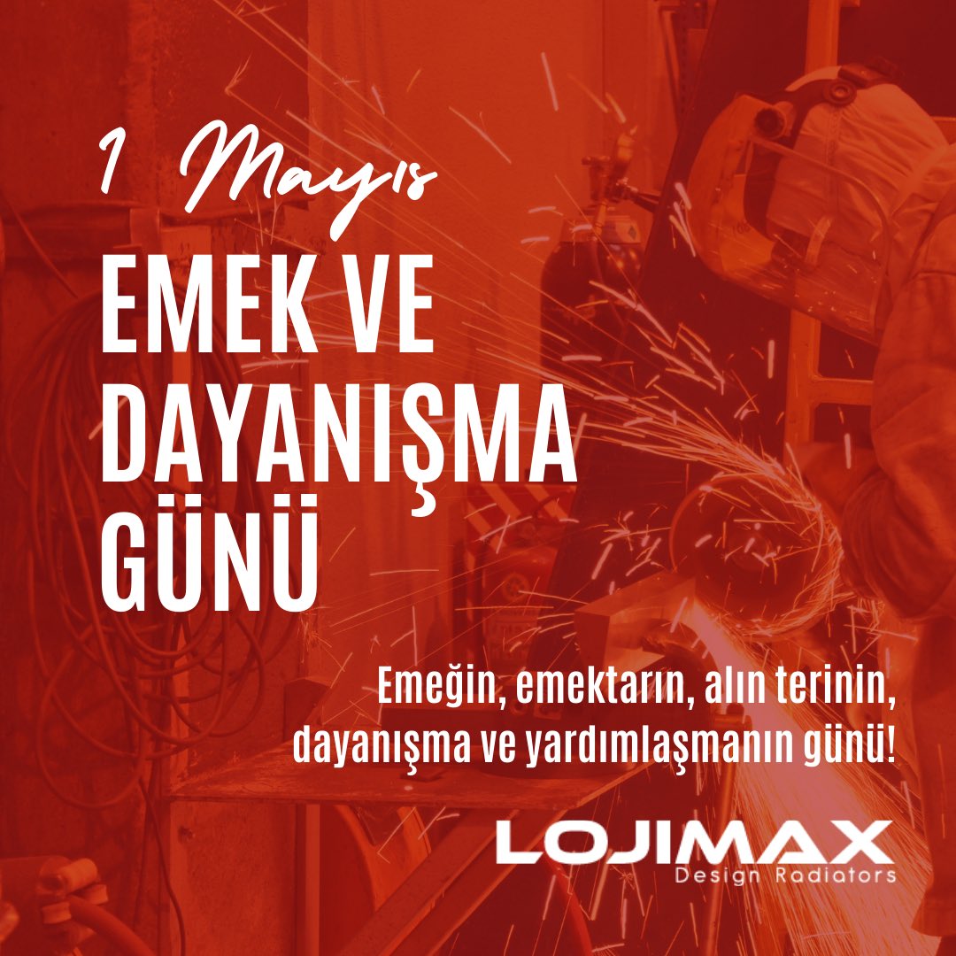 LojimaxR's tweet photo. Emeğin, emektarın, alın terinin, dayanışmanın günü; 1 Mayıs Emek ve Dayanışma Günü kutlu olsun.

#1MayısEmekveDayanışmaGünü https://t.co/7ldScZ9PqV